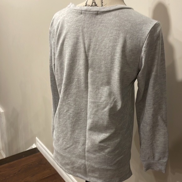 XMAS SEQUINS NAUGHTY NICE SWEATSHIRT - Picture 3 of 7